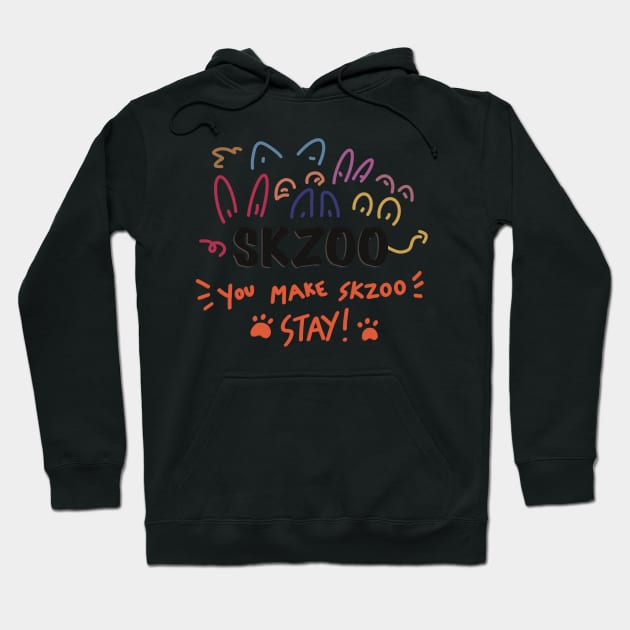 You Make SKZOO Stay Stray Kids Design Hoodie by Orimei